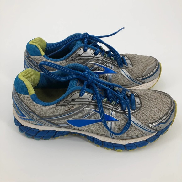Brooks Sneakers Womens 9 Adrenaline GTS 15 Running Blue Silver Running Shoes - Picture 1 of 7